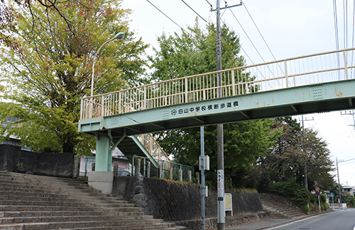 踏切を直進します イメージ